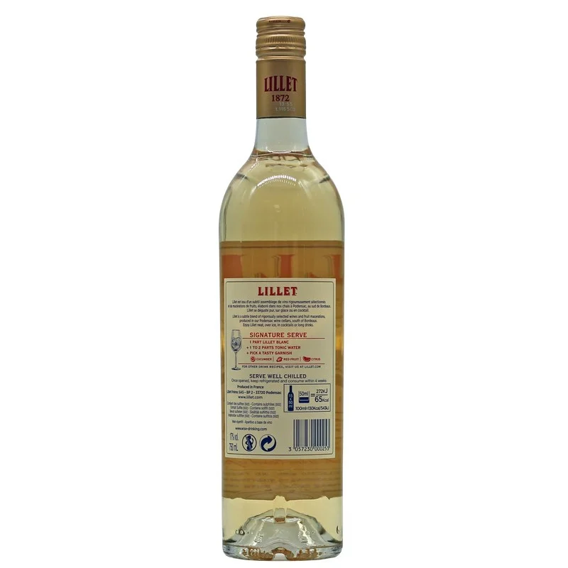 Lillet Blanc Aperitif 0,75 L 17% vol Lillet Blanc Aperitif 0,75 L 17% vol